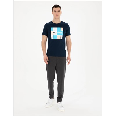 Lacivert Slim Fit Tişört