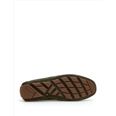 Haki %100 Deri Loafer Ayakkabı