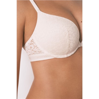 Sujetador push up GORGEOUS animal print marfil