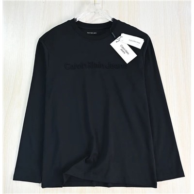 Мужская хлопкова толстовка с круглым вырезом и длинными рукавами СК