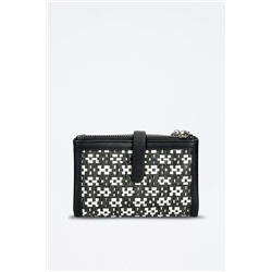 Monedero Lana Beige y negro