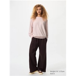 Soft Knit Fleece Crew Neck T-Shirt