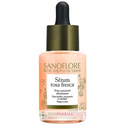 Sanoflore Concentré Rosa Fresca - Soin d'Eveil Réhydratant BIO 30 ml