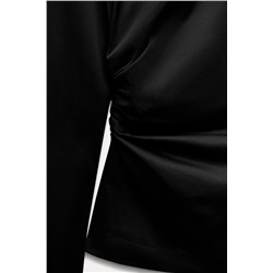 GATHERED ELASTIC TOP
