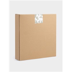 Блюдо глубокое, 26х5 см, керамика D, зеленое, Шишки на еловой ветке, Fir branch