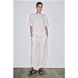 PANTALÓN LINO 100% ABERTURAS ZW COLLECTION