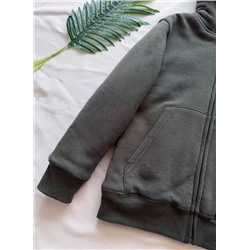 Детская теплая толстовка с изнанкой из искусственного меха, экспорт КЕЛЬВИН КЛАЙ*Н