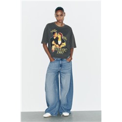 TITANIC FADED-EFFECT T-SHIRT