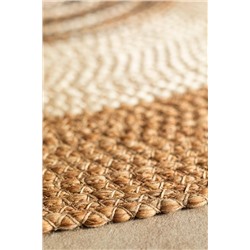 Janvry Yuvarlak Kilim - Bej/Krem - 120 cm