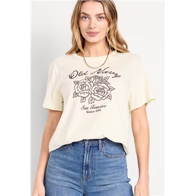 EveryWear Crew-Neck Logo-Graphic T-Shirt