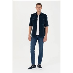 Erkek Kırmızı Jean Pantolon