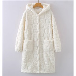 Женский зимний длинный халат