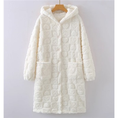 Женский зимний длинный халат