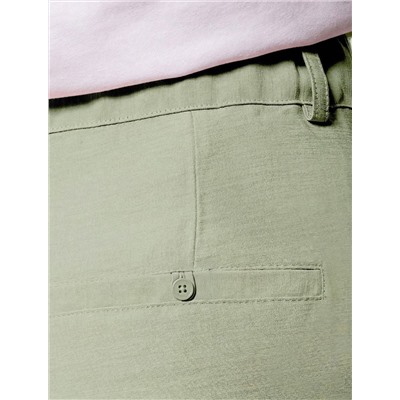 Свободные брюки с поясом на резинке из плотного лиоцелла