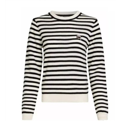 Женский шерстяной пуловер в полоску КАР*Л 😎
