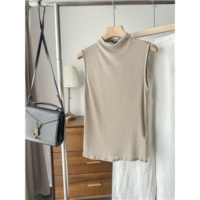 Мягкий лёгкий воздушный женский топ из смесового тенселя и шерсти МАССИМО Д