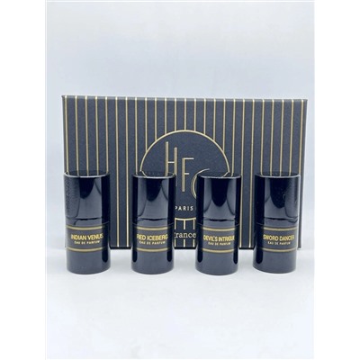 HAUTE FRAGRANCE COMPANY DEVIL'S INTRIGUE edp (w) set 4*15ml