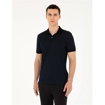 Lacivert Slim Fit Tişört