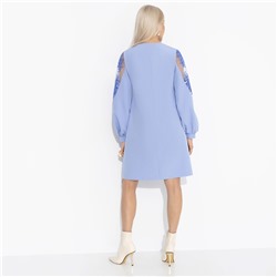 Платье с кружевными вставками, Секрет любви (голубое)