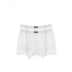 Beyaz Pamuklu 2'li Boxer