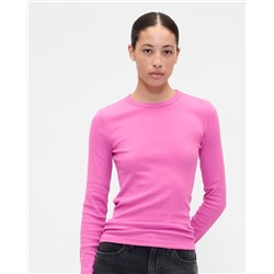 Essential Ribbed Crewneck T-Shirt
