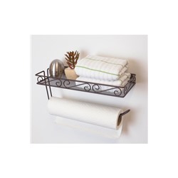 Glomery Wall Mounted Paper Towel Holder and Shelf