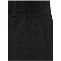 Boys Charcoal Regular Leg School Trousers 2 Pack