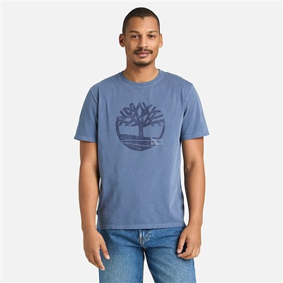 Men's Garment Dyed Logo Graphic T-Shirt