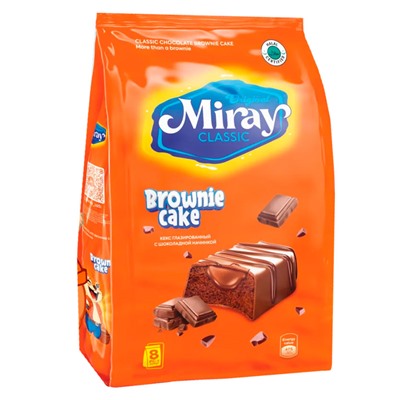 Miray Кекс глазир. с шоколадной начинкой Brownie саке 200 гр