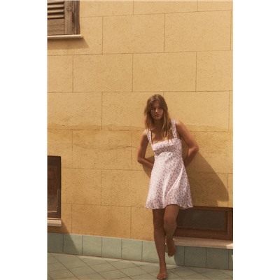 SHORT SATIN DRESS
