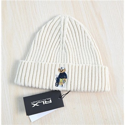 Классическая теплая вязаная шапка из толстой шерсти РАЛЬ*Ф Л