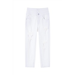 Pantalón pirata Blanco