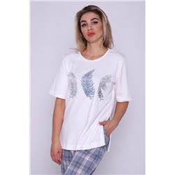 Футболка женская белая 97