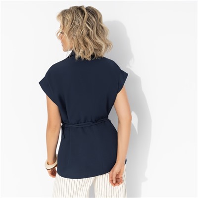 Жилет на подкладе, Слишком модно (deep blue)