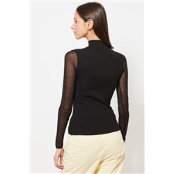 Jersey bimateria - Negro