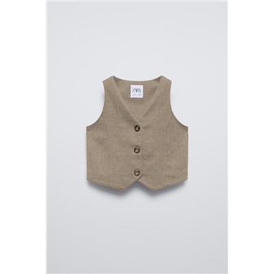 TEXTURED WAISTCOAT