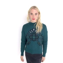 Jersey fibras metalizadas