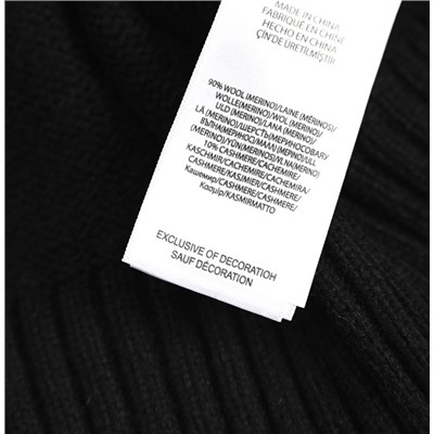 Классический шерстяной вязаный свитер РАЛЬ*Ф Л