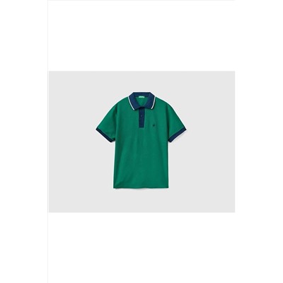 United Colors of Benetton Unisex Ördek Başı Dna Polo T-shirt 123P3QMXU300S-256