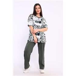 Костюм женский КБЖ0049Д зеленый