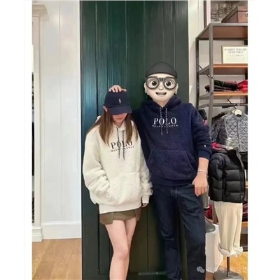 Теплая плюшевая толстовка унисекс с вышивкой РАЛЬ*Ф Л