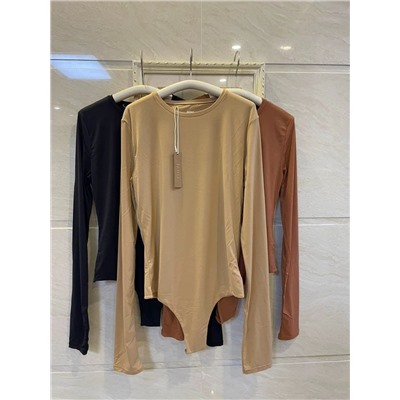 Женское боди с длинными рукавами и  утягивающим эффектом  СКИМ*С