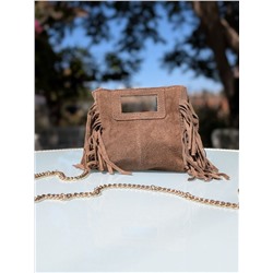 Комбо S25040TAUPE + Итальянская мини сумочка AB.Z · Pelle · Miniflec TAUPE АКЦИЯ