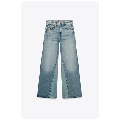 Z1975 WIDE-LEG MID-WAIST JEANS WITH SIDE SEAMS