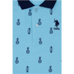 Erkek Çocuk Turkuaz Polo Yaka Tişört