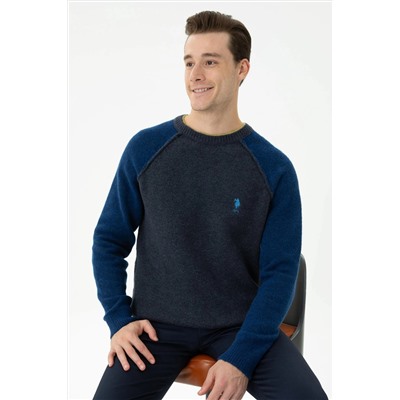 Erkek Lacivert Kazak