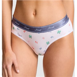 PINK Logo Cotton Hiphugger Panty