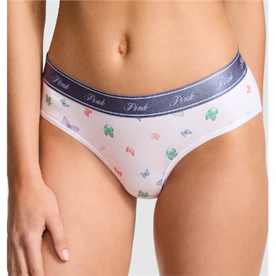 PINK Logo Cotton Hiphugger Panty