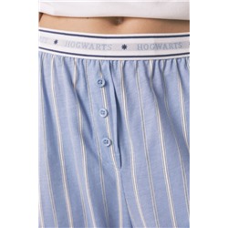 Pijama largo algodón Harry Potter rayas