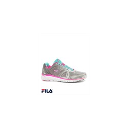 Fila Women's Memory Solidarity Pewter/Aruba Blue/Pink Glo Athletic Shoe